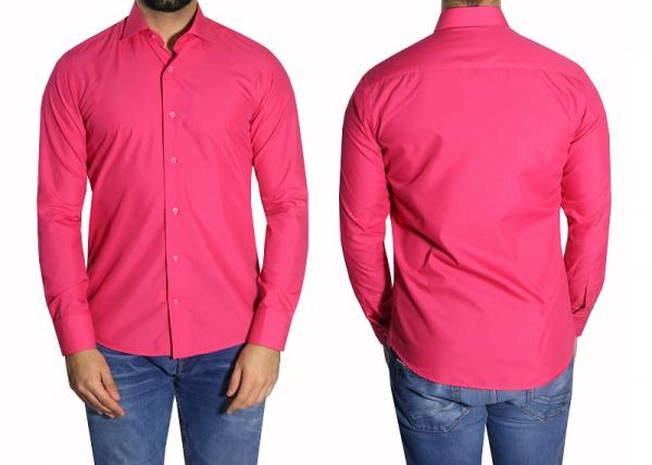 Slim-fit Herrenhemd Sportmanschette