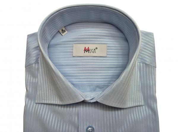 Schattenstreifen Herren Hemd Langarm Regular