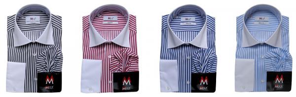 Winchester Kontrast Kragen Hemd Slim-fit