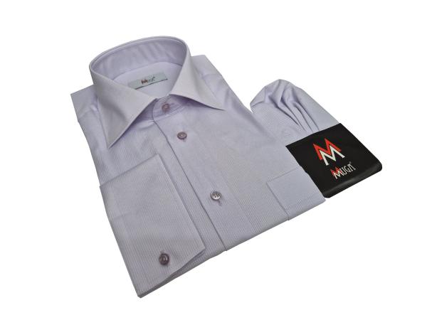 Klassische Streifen Herren Hemd Langarm