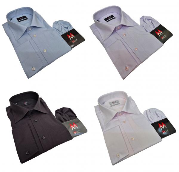 Extra Langarm Herrenhemd Slim-fit