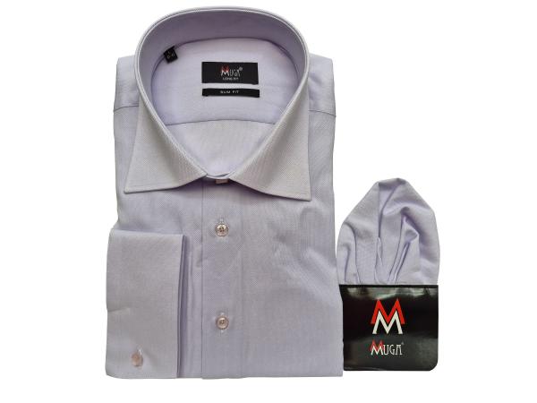 Extra Langarm Herrenhemd Slim-fit
