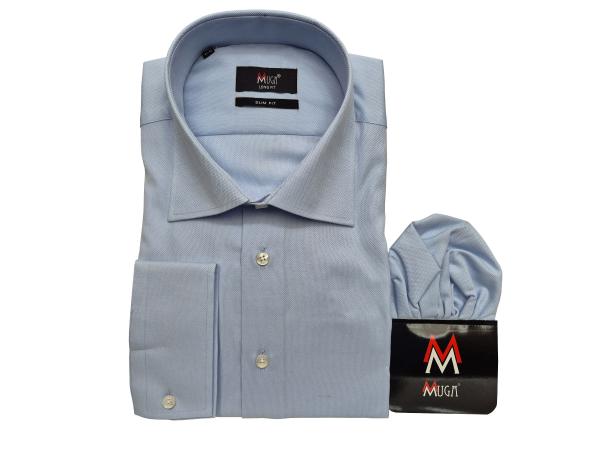 Extra Langarm Herrenhemd Slim-fit