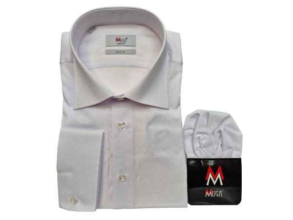 Extra Langarm Herrenhemd Slim-fit