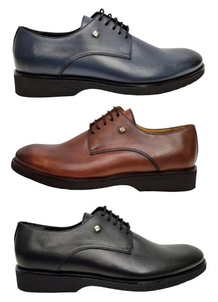 Herren Leder Schuhe Bequem Runde Form