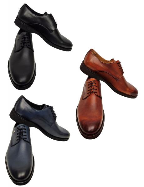 Herren Leder Schuhe Bequem Runde Form