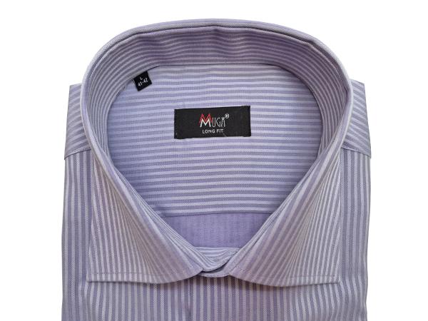 Extra Langarm Herren Hemd Schattenstreifen Regular