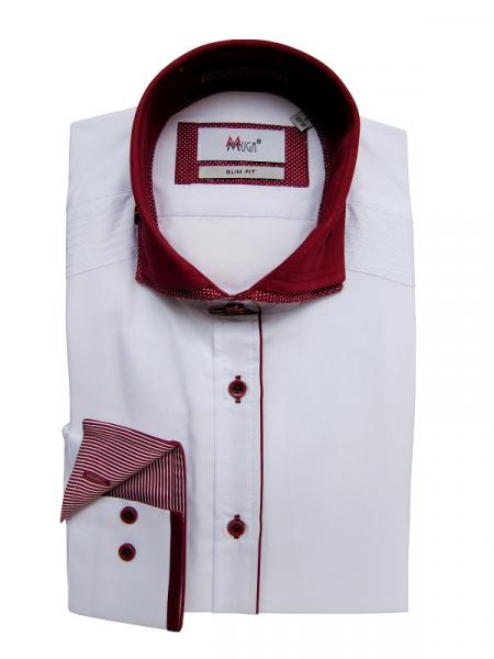 Slim-Fit Herrenhemd Langarm