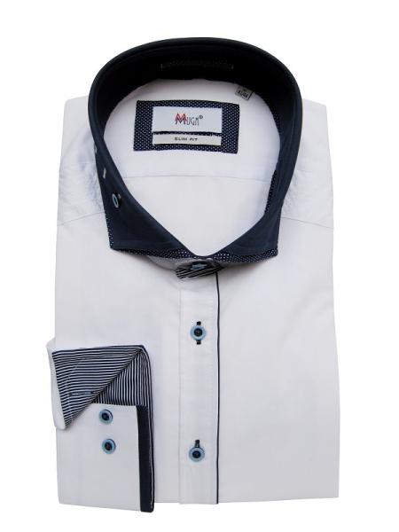 Slim-Fit Herrenhemd Langarm