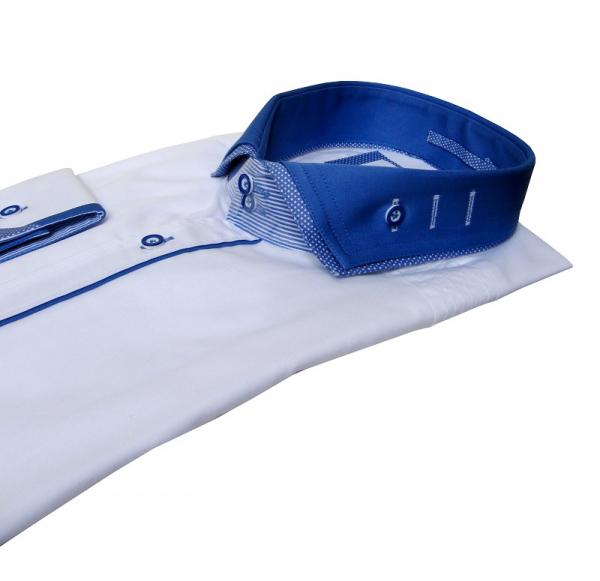 Slim-Fit Herrenhemd Langarm
