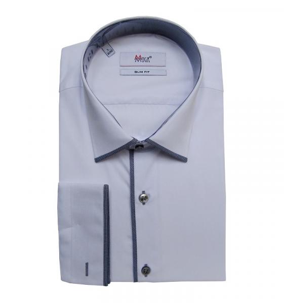 Slim-fit Herren Hemd Modern Langarm
