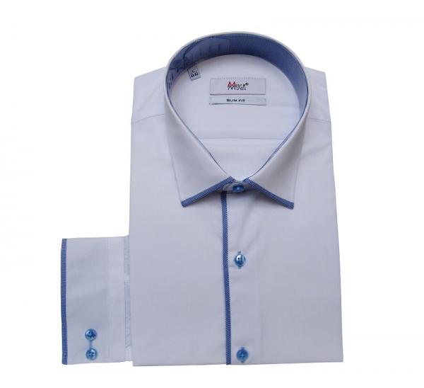 Slim-fit Herren Hemd Modern Langarm