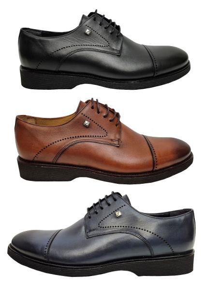 Bequeme Echt Leder Herren Schnürschuhe