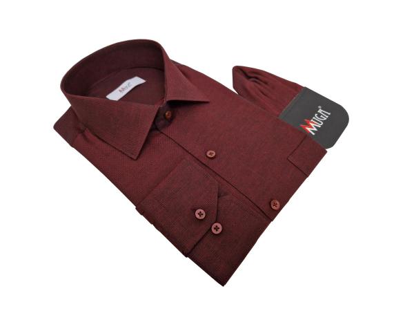Herren Hemd gemustert Langarm Regular Fit