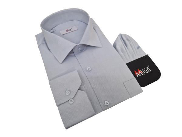 Herren Hemd gemustert Langarm Regular Fit