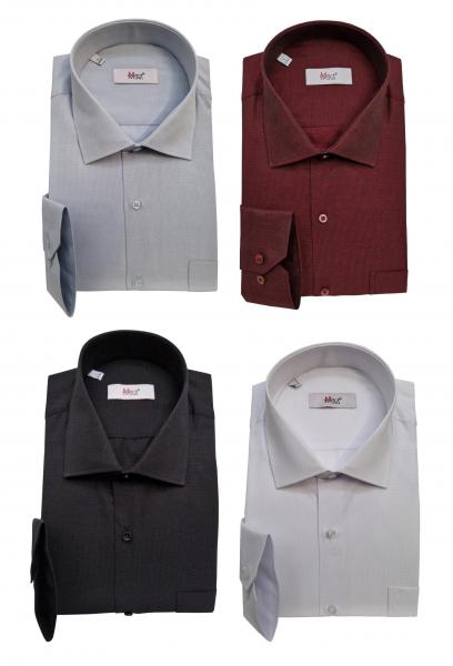 Herren Hemd gemustert Langarm Regular Fit