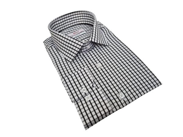 Langarmhemd Herren Hemd Slim fit Kariert