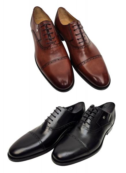 Elegante Herren Schnürschuhe Echtleder