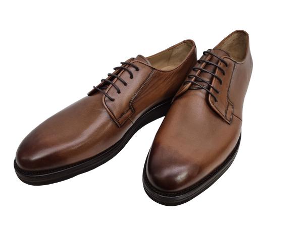 Keilabsatz Herren Lederschuhe Bequeme Schnürschuhe