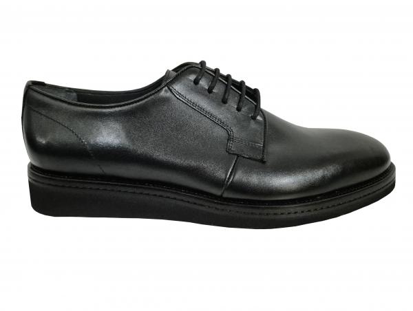 Keilabsatz Herren Lederschuhe Bequeme Schnürschuhe