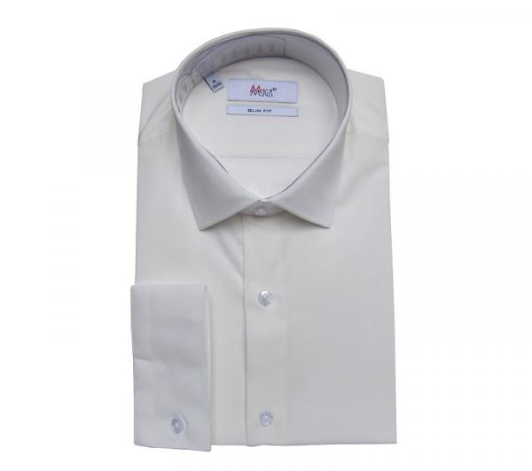 Slim-Fit Herren Hemd mit Einstecktuch