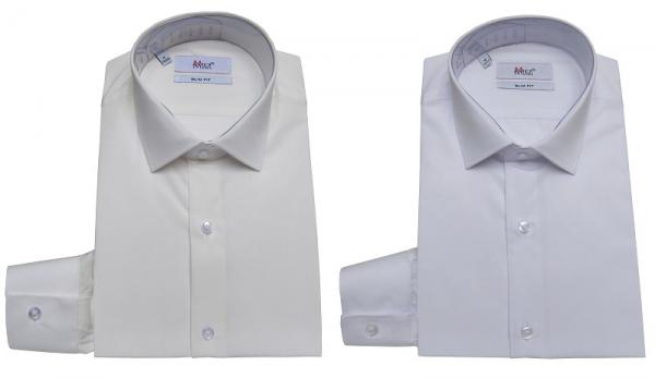 Slim-Fit Herren Hemd mit Einstecktuch