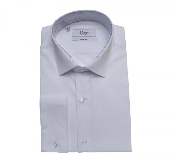 Slim-Fit Herren Hemd mit Einstecktuch