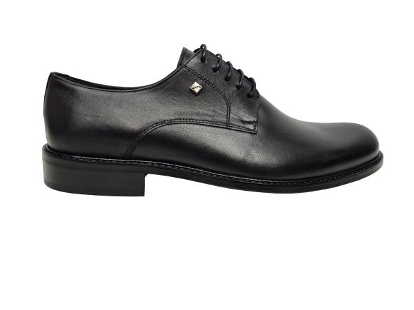 Herren Anzugschuhe Schwarz Echtleder