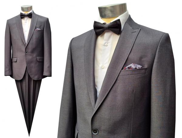 Regular Fit Herren Anzug mit Weste Kurzgröße