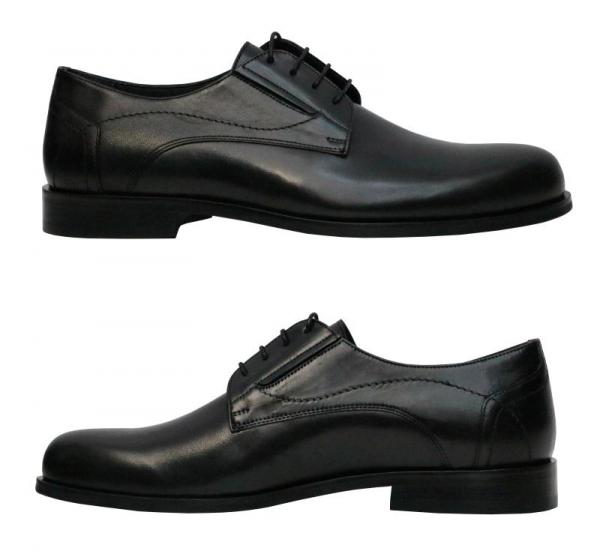 Herren Schuhe echtlder Schwarz Klassisch