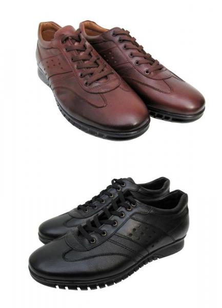 Herren Halbschuhe Business-Freizeit echt leder