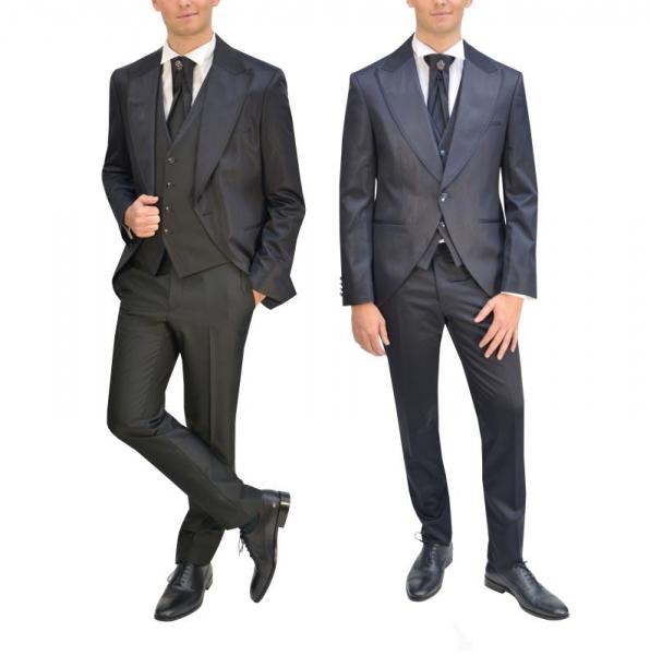 Hochzeitsanzug Bräutigam gemustert