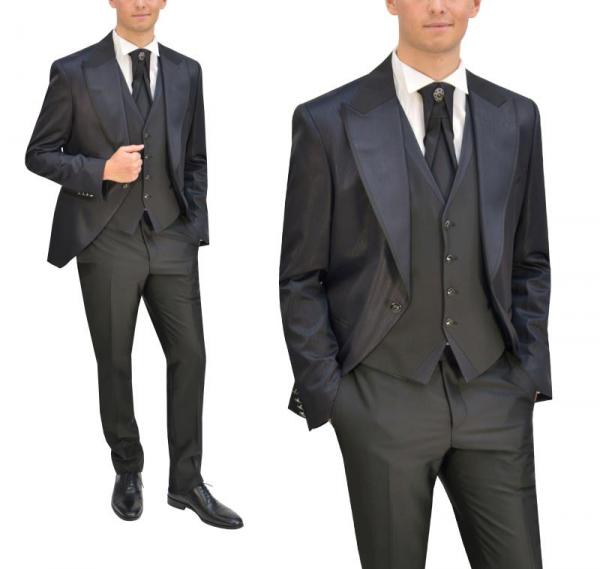 Hochzeitsanzug Bräutigam gemustert