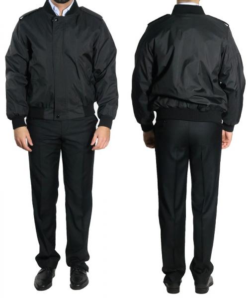 Herren Blouson Strickkragen Jacke