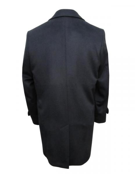 Herren Kurz Mantel Schwarz