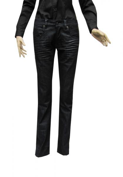 Jeans Hose Schwarz unisex