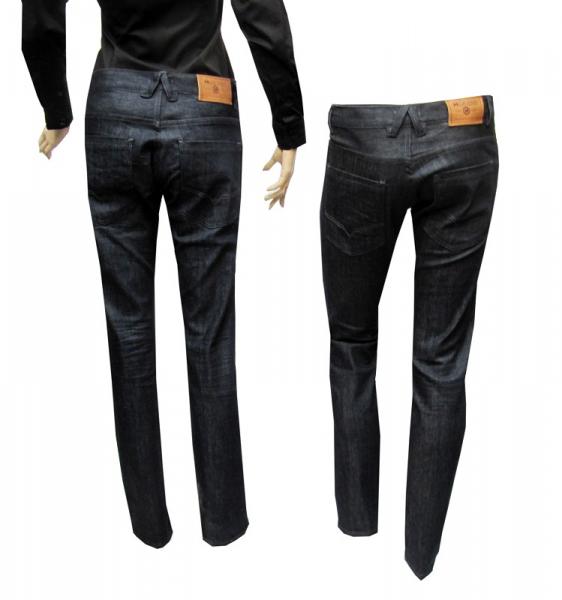 Jeans Hose Schwarz unisex