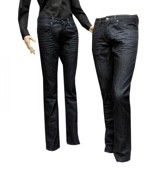 Jeans Hose Schwarz unisex