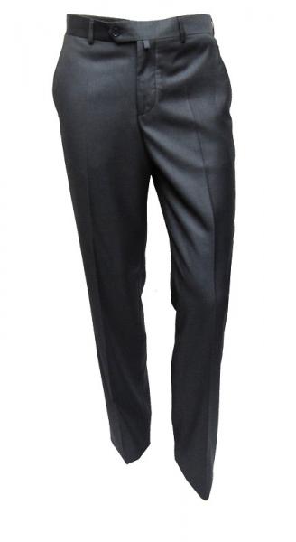 Klassische Herren Hose Anthrazit ohne Bundfalte