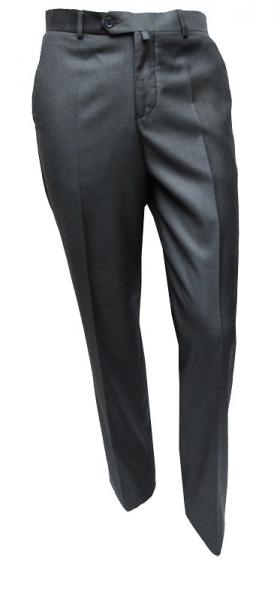 Klassische Herren Hose Anthrazit ohne Bundfalte