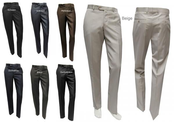 Klassische Herren Hose ohne Bundfalten
