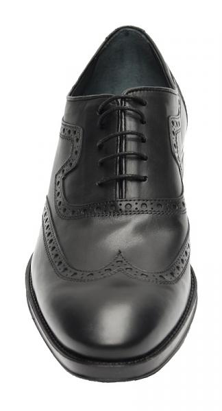 Herren Schuhe Echtleder Schwarz