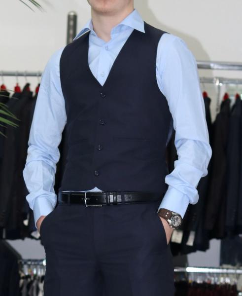 Slim-fit Herren Weste Anzugweste