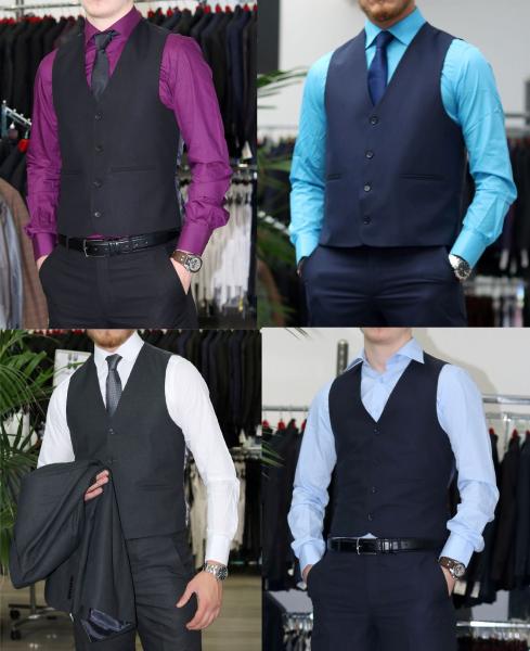 Slim-fit Herren Weste Anzugweste