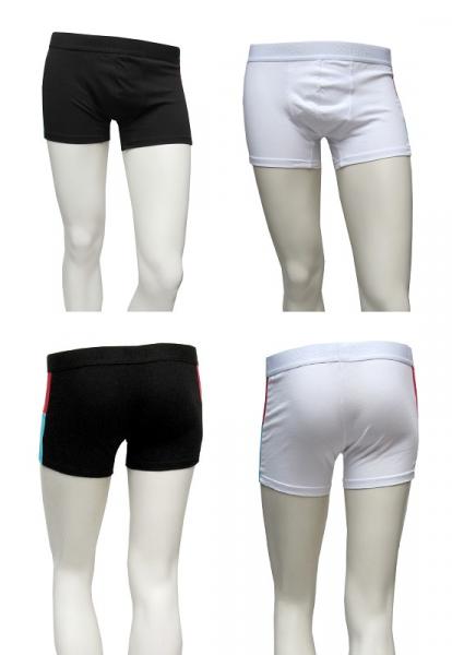 Herren Boxershort Unterhose seitliche streifen