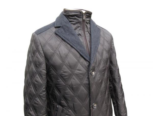 Herren Steppjacke Doppelkragen