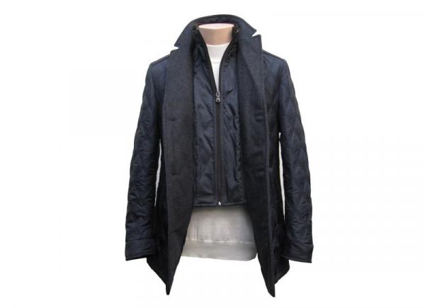 Herren Steppjacke Doppelkragen
