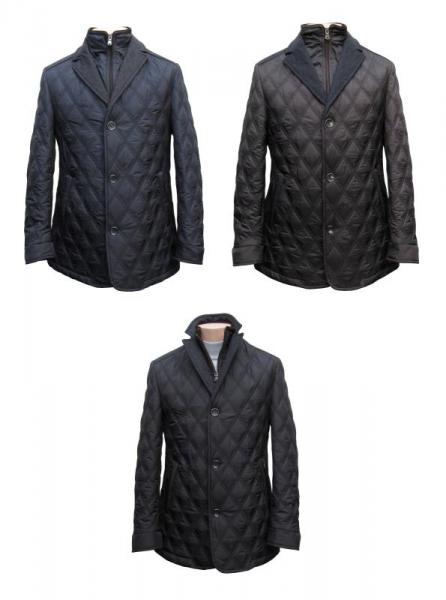Herren Steppjacke Doppelkragen