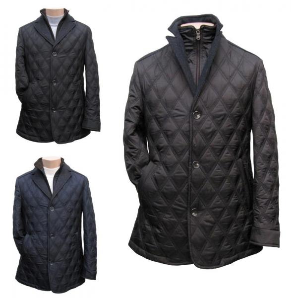Herren Steppjacke Doppelkragen