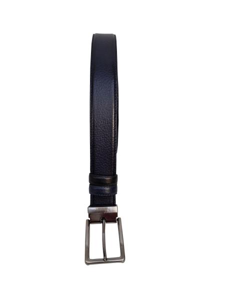 Wendegürtel Leder Braun/Schwarz, Blau/Schwarz